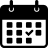 Calendar icon for booking a chat